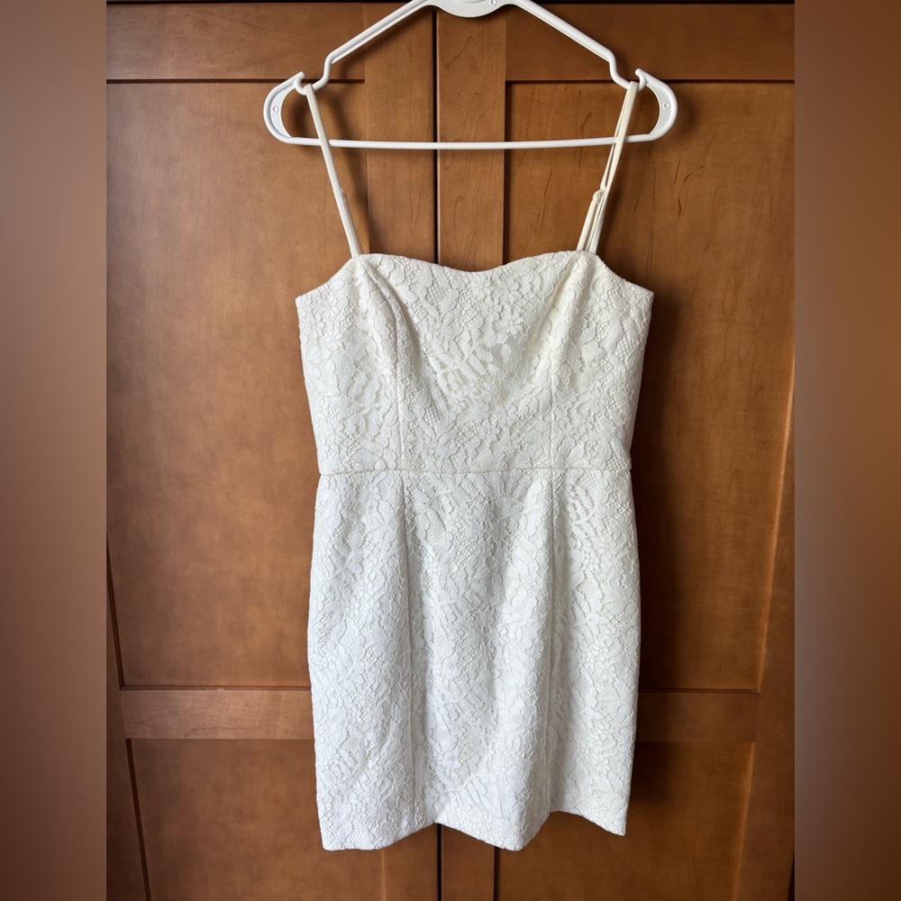 French Connection ivory Lace Dress size 4